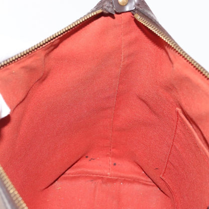 Louis Vuitton Illovo Handbag Damier, BROWN, CANVAS, Shoulder bag