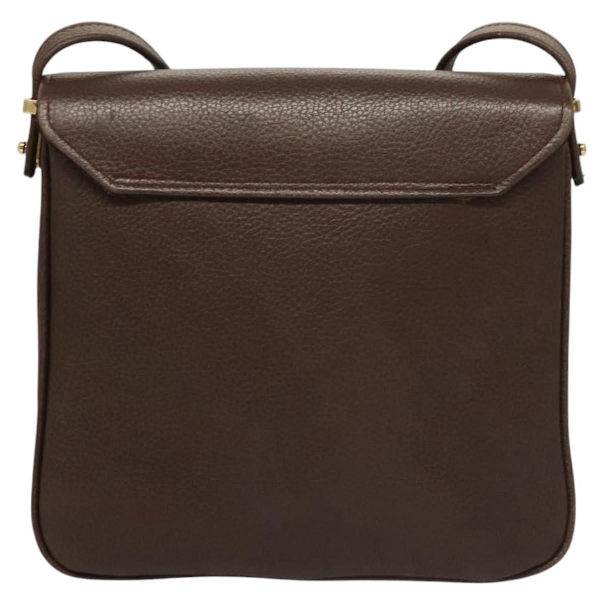 Bally Vintage Shoulder Bag Leather, Brown, Leather, Shoulder Bag