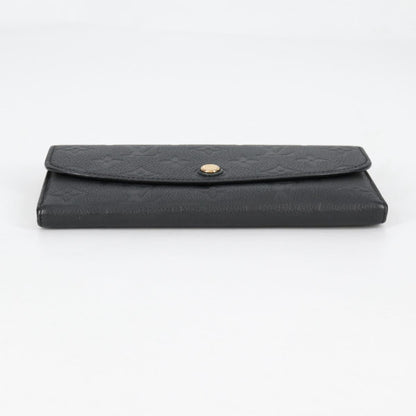 Louis Vuitton Portefeuille Sarah Wallet Monogram Empreinte, BLACK, LEATHER, Wallets