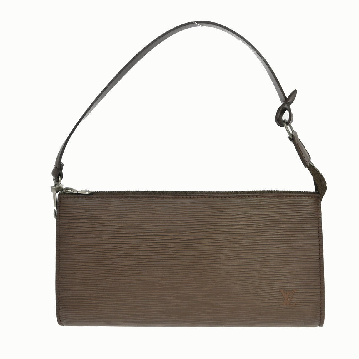 Louis Vuitton Pochette Accessoires Epi Leather, Brown, Leather, Clutch
