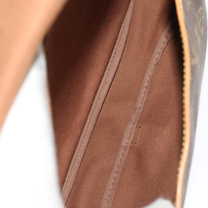 Louis Vuitton Saumur Handbag Monogram Canvas, BROWN, CANVAS, Handbag