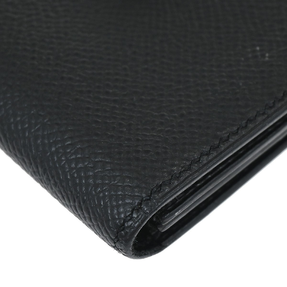 Hermes Bearn Wallet Epsom, Black, Leather, Wallet