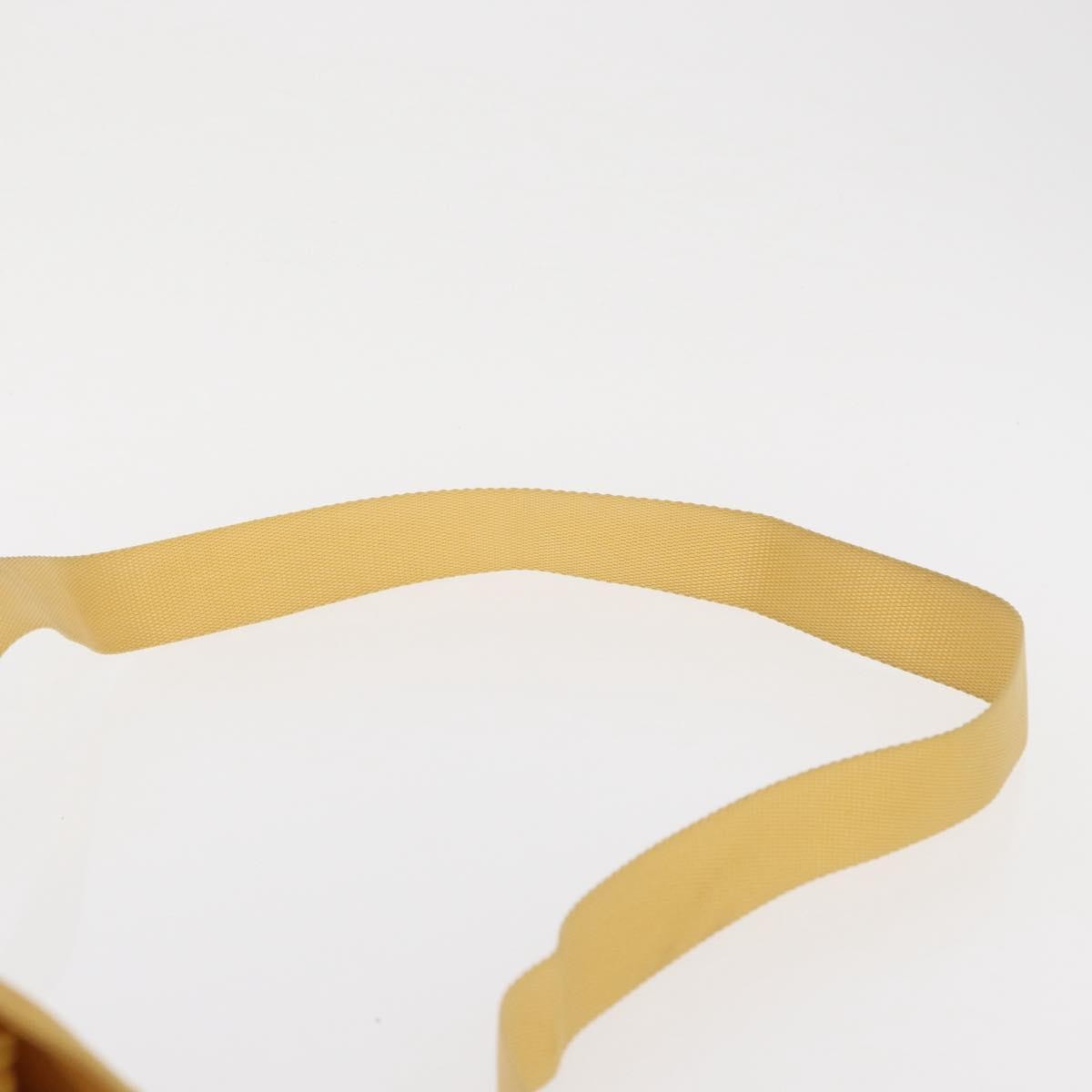 Prada Buckle Messenger Bag Tessuto, YELLOW, NYLON, Shoulder bag