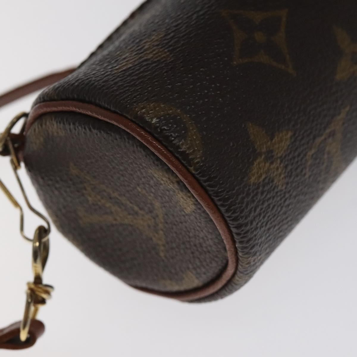 Louis Vuitton Papillon Pochette Monogram Canvas, BROWN, CANVAS, Handbag