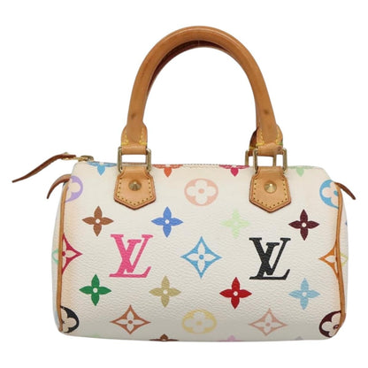 Louis Vuitton Speedy Mini HL Handbag Monogram Multicolor, MULTICOLOUR, CANVAS, Handbag