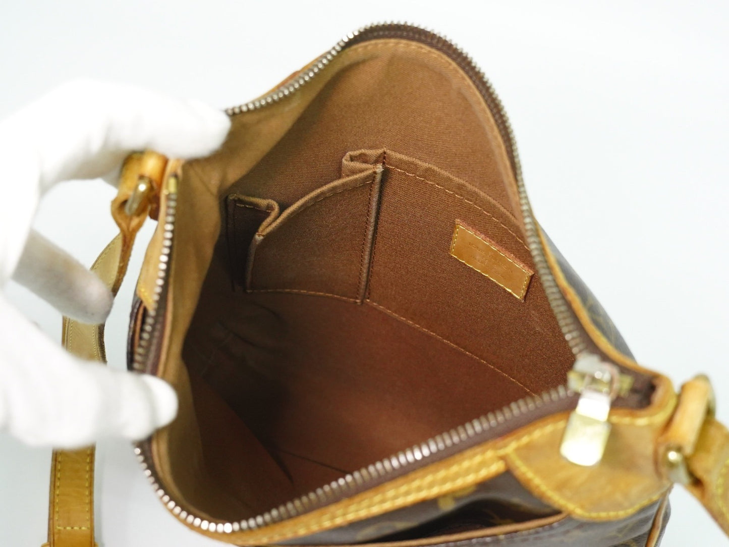 Louis Vuitton Odeon Handbag Monogram Canvas, BROWN, CANVAS, Shoulder bag