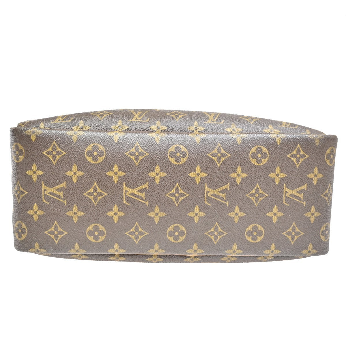 Louis Vuitton Deauville Handbag Monogram Canvas, BROWN, LEATHER, Handbag