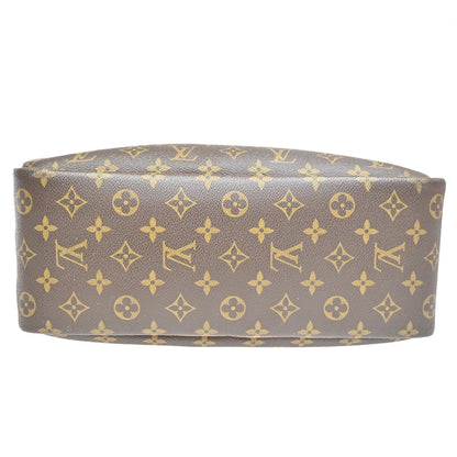 Louis Vuitton Deauville Handbag Monogram Canvas, BROWN, LEATHER, Handbag