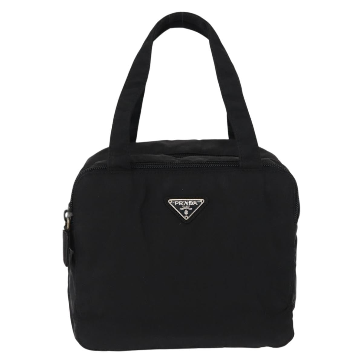 Prada Vintage Handbag Tessuto, BLACK, NYLON, Handbag