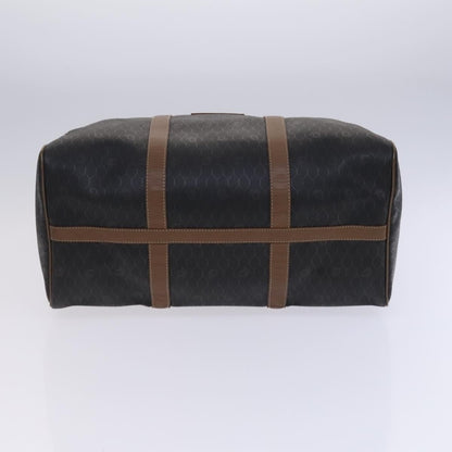 Christian Dior Vintage Honeycomb Handbag Canvas Leather, BLACK, CANVAS, Handbag