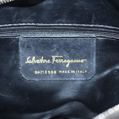 Salvatore Ferragamo Gancini Shoulder Bag Suede, Brown, Suede, Shoulder Bag