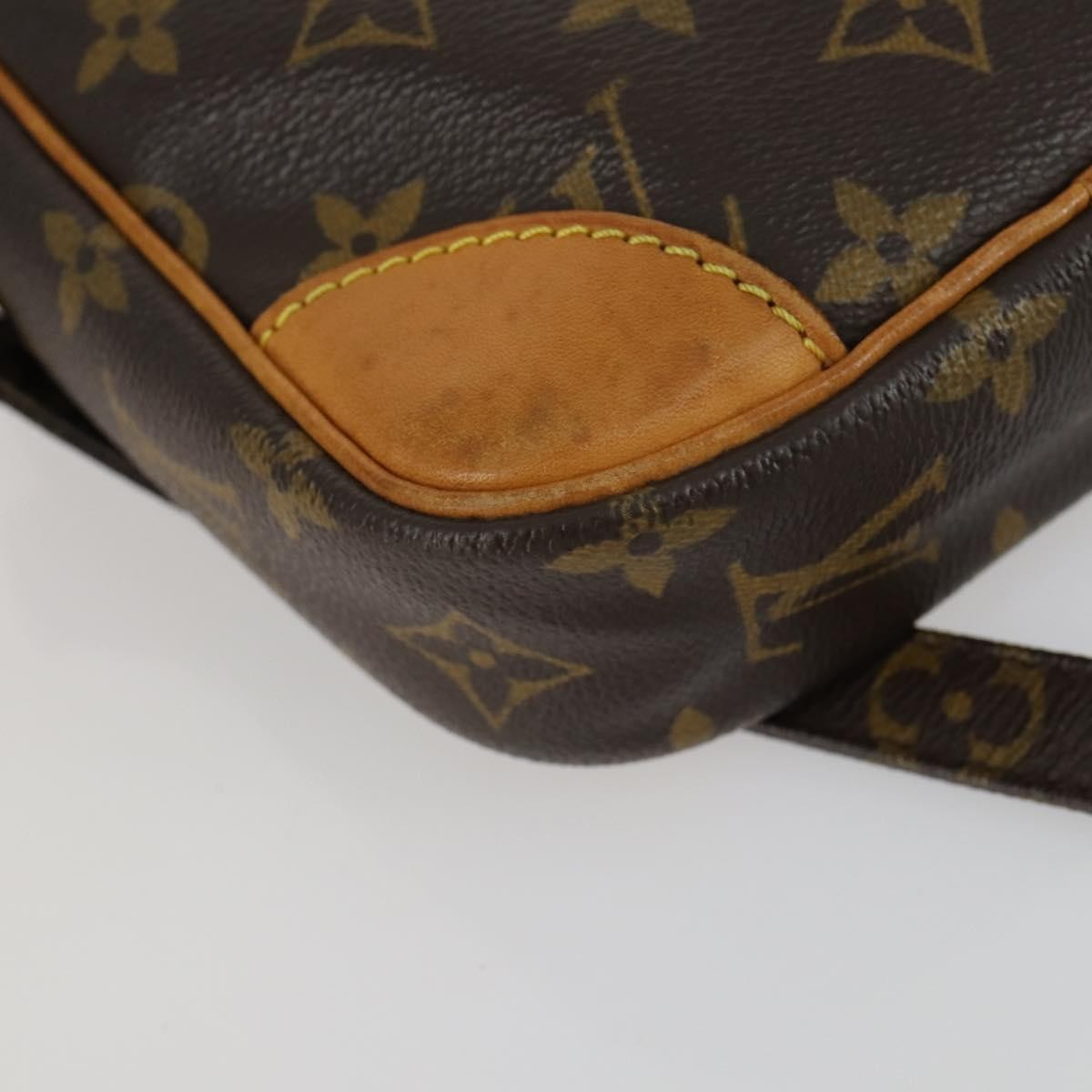 Louis Vuitton Danube Handbag Monogram Canvas, BROWN, CANVAS, Shoulder bag