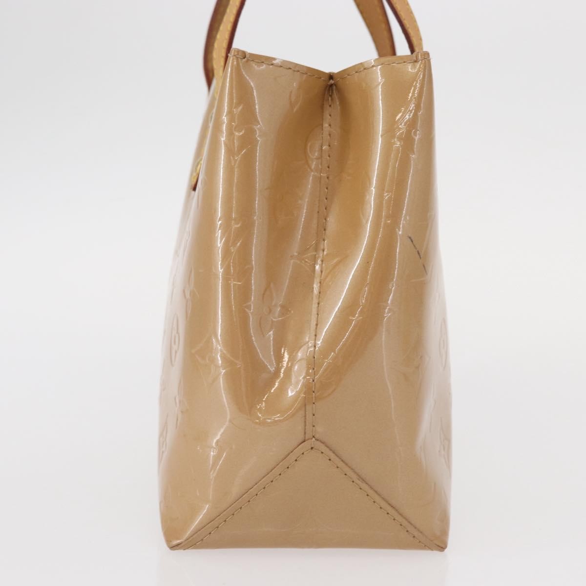 Louis Vuitton Reade Handbag Monogram Vernis, BEIGE, PATENT_LEATHER, Handbag