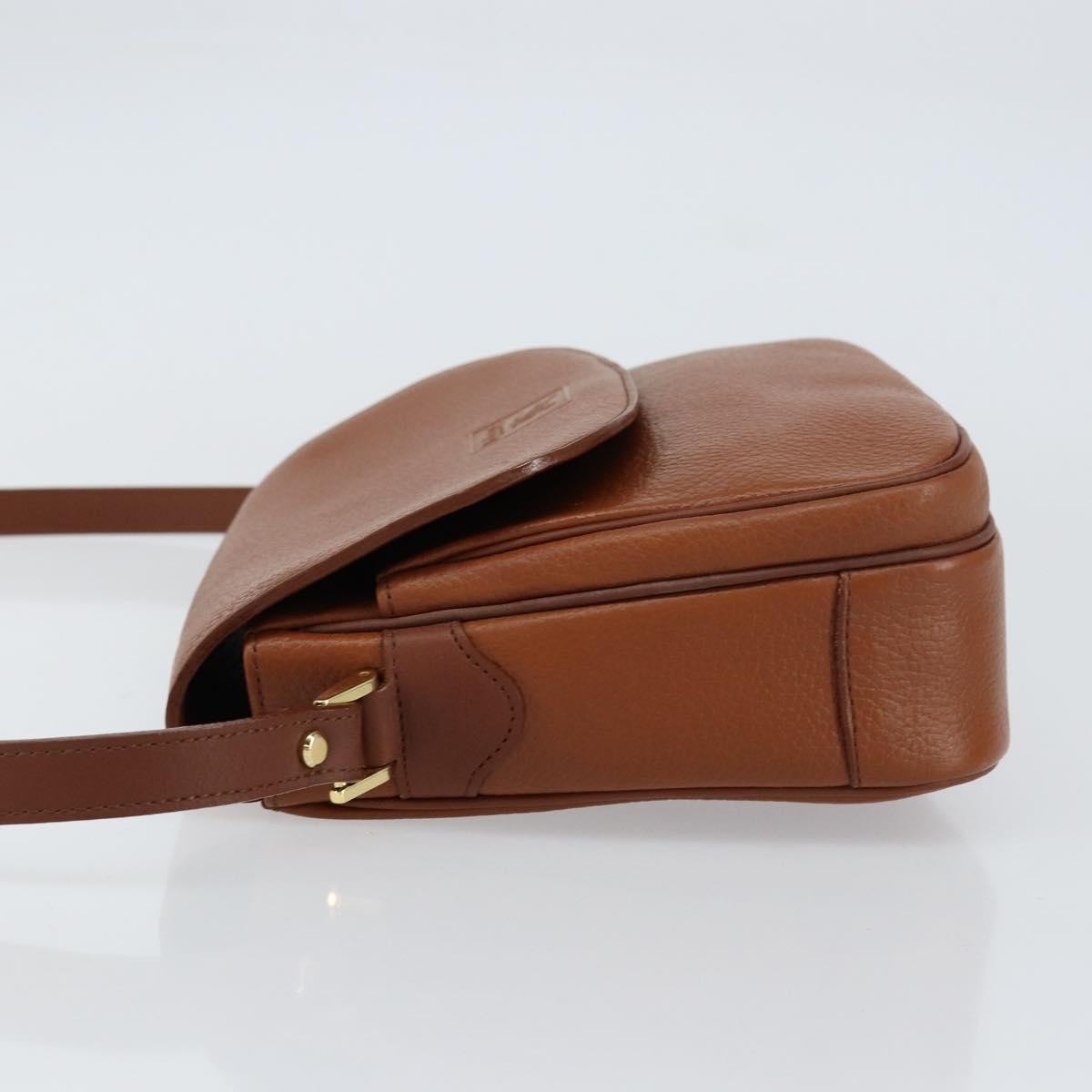 Burberry Vintage Shoulder Bag Leather, BROWN, LEATHER, Shoulder bag