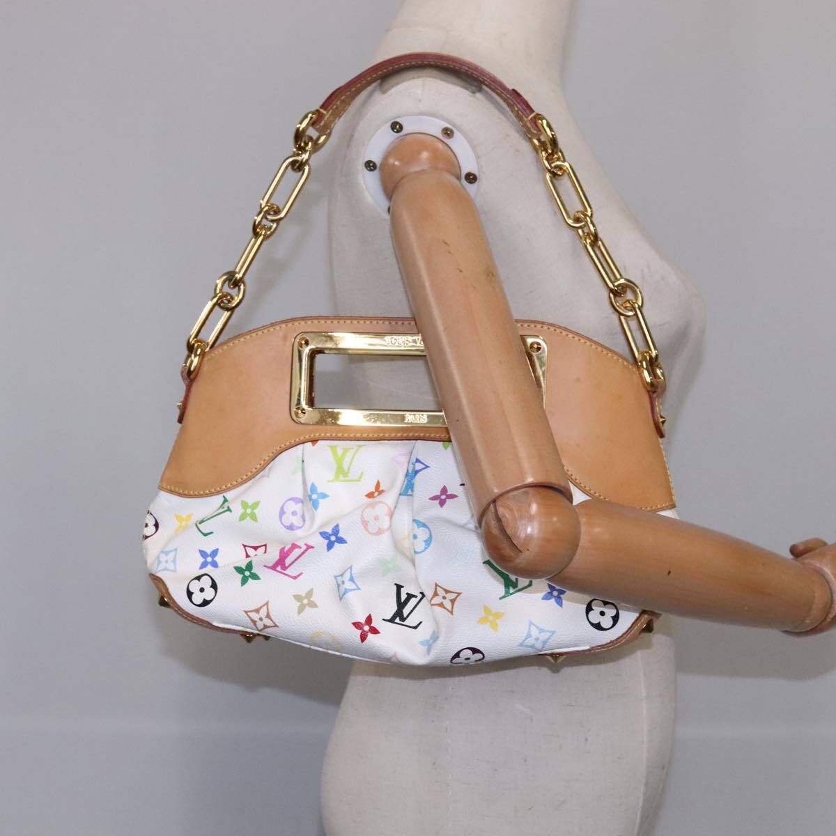 Louis Vuitton Judy Handbag Monogram Multicolor, MULTICOLOUR, CANVAS, Shoulder bag