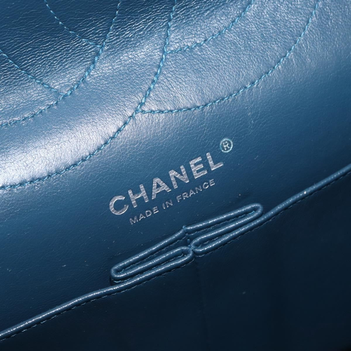 Chanel Reissue 2.55 Flap Bag Quilted Patent, GREEN, PATENT_LEATHER, Shoulder bag