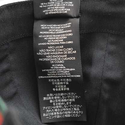 Gucci Web Baseball Cap GG Canvas, BLACK, CANVAS, Head accessory