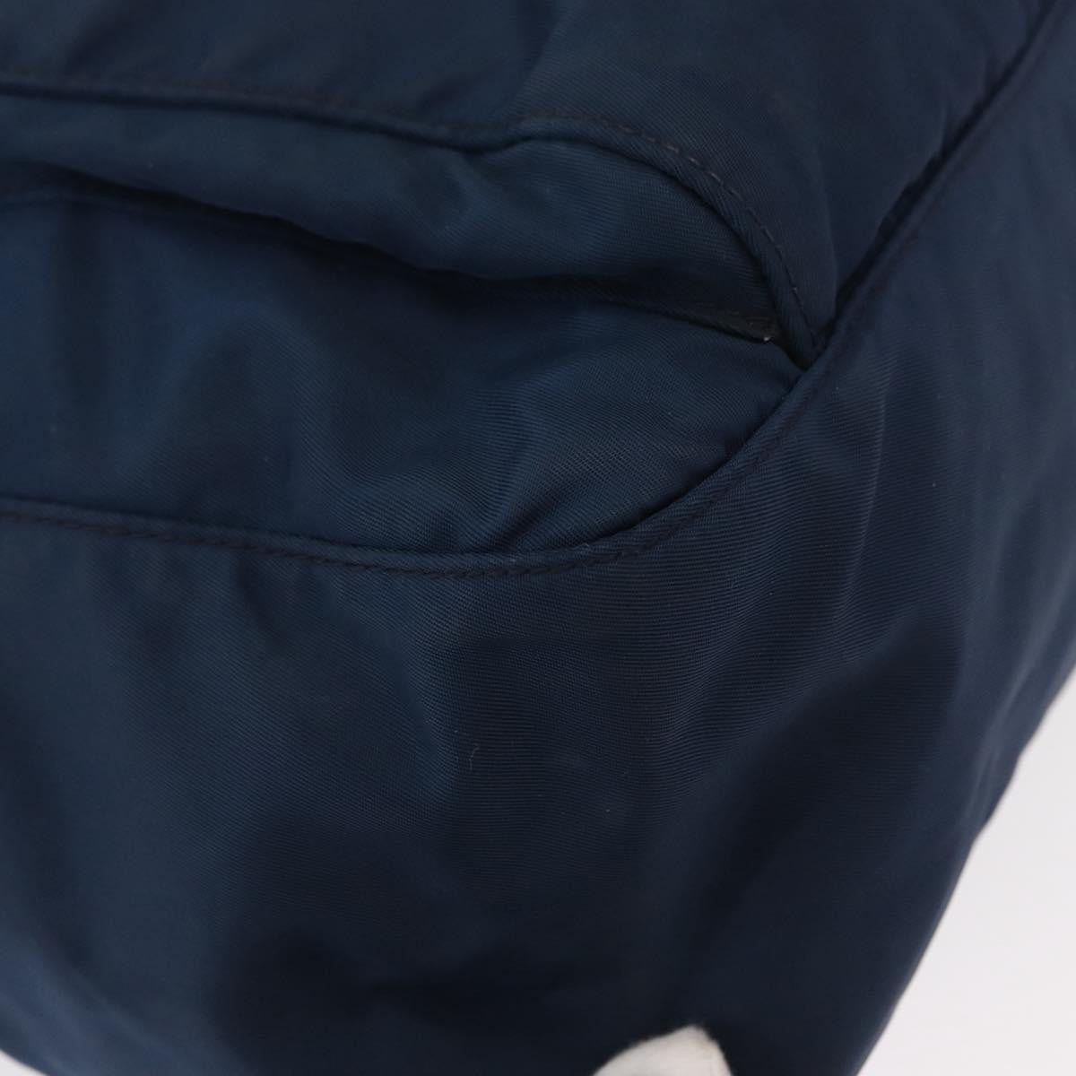 Prada Buckle Messenger Bag Tessuto, NAVY, NYLON, Shoulder bag