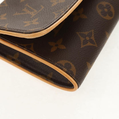 Louis Vuitton Twin Handbag Monogram Canvas, BROWN, CANVAS, Shoulder bag