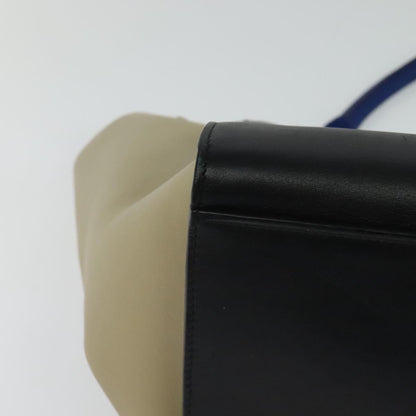 Celine Trapeze Bag Leather, BLUE, LEATHER, Handbag