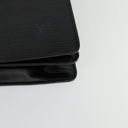 Louis Vuitton Serviette Ambassadeur Handbag Epi Leather, BLACK, LEATHER, Handbag