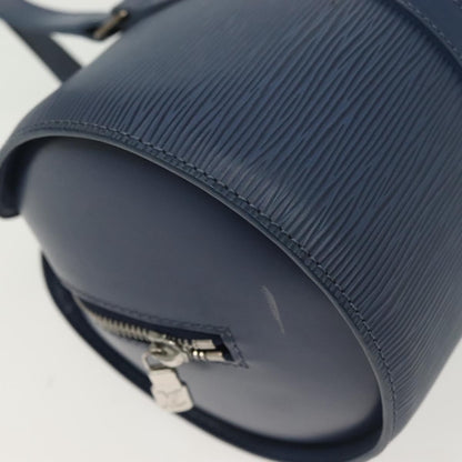 Louis Vuitton Soufflot Handbag Epi Leather, BLUE, LEATHER, Shoulder bag
