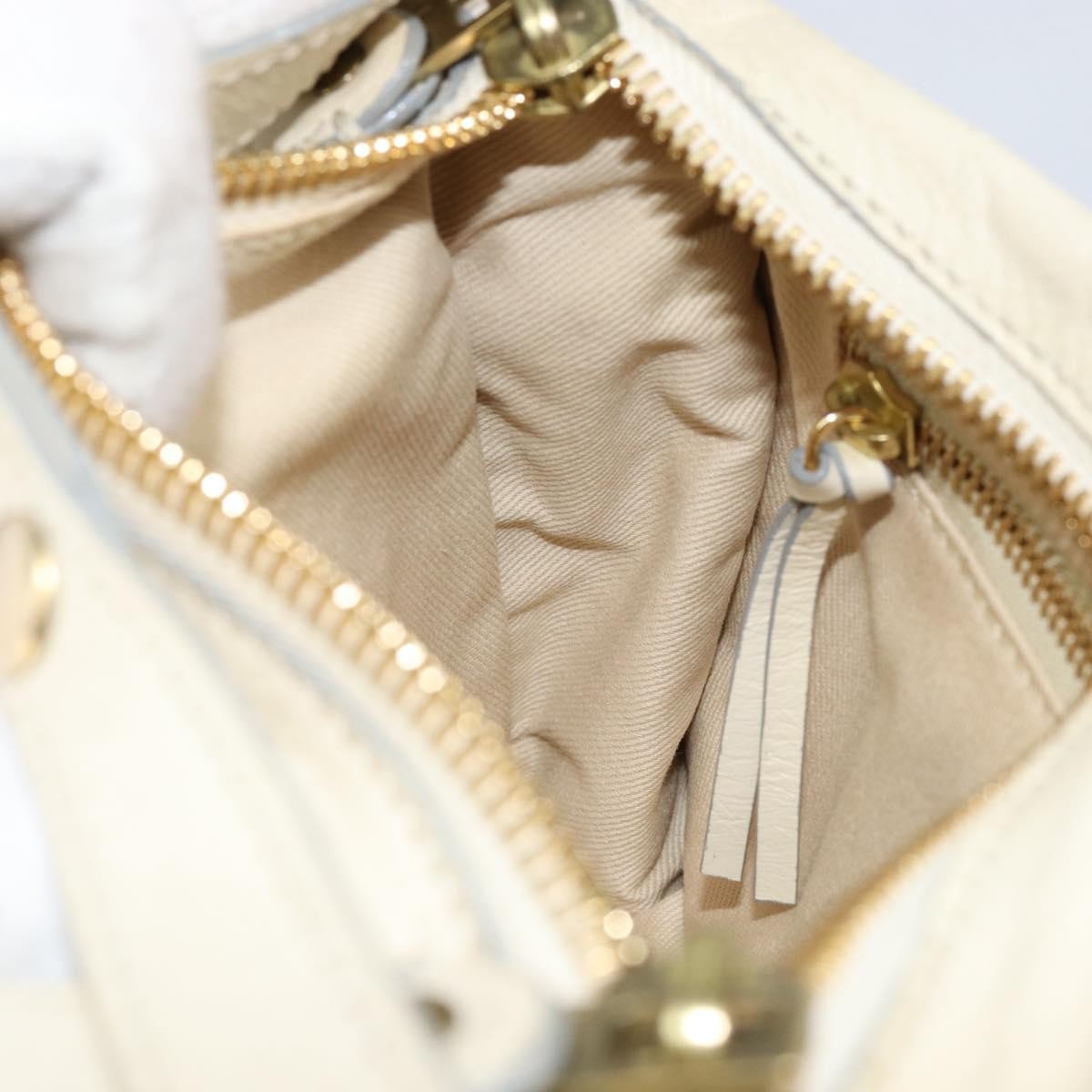 Chloe Vintage handbag Leather, BEIGE, LEATHER, Handbag