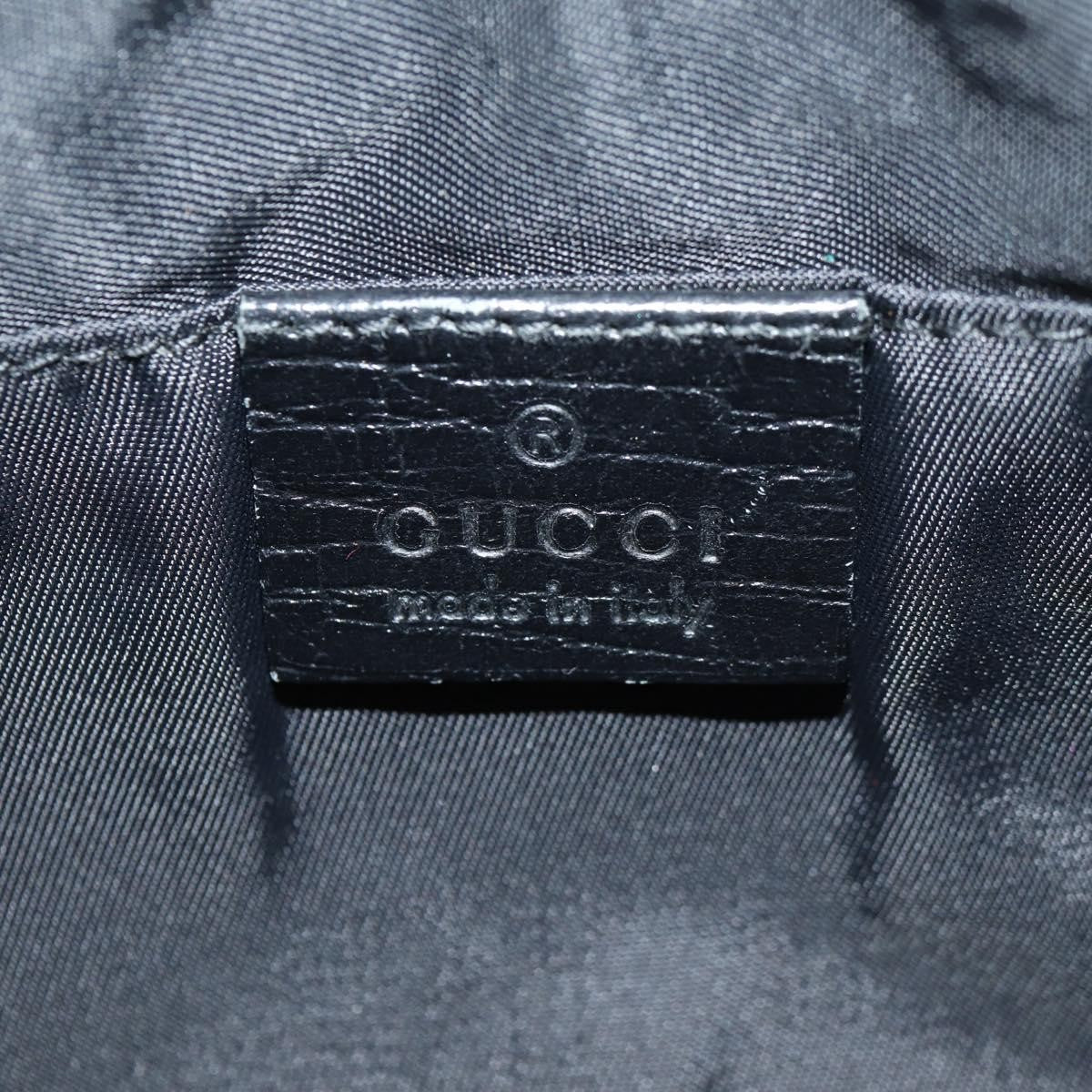 Gucci Waist Bag GG Coated Canvas, BLACK, CANVAS, Shoulder bag