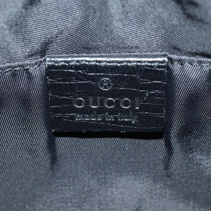 Gucci Waist Bag GG Coated Canvas, BLACK, CANVAS, Shoulder bag