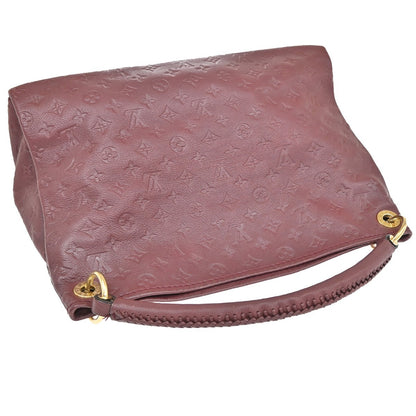 Louis Vuitton Artsy Handbag Monogram Empreinte Leather, RED, LEATHER, Shoulder bag