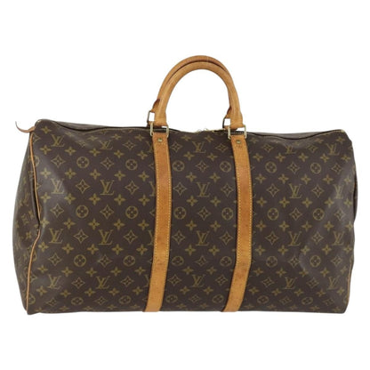 Louis Vuitton Keepall Bag Monogram Canvas, Brown, Canvas, Travel Bag