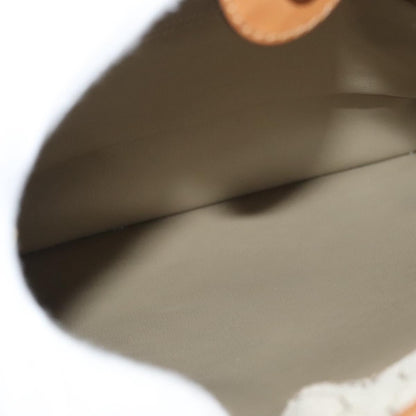 Christian Dior Vintage Honeycomb Shoulder Bag Canvas and Leather, BEIGE, CANVAS, Shoulder bag