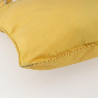 Prada Front Pocket Messenger Bag Tessuto, YELLOW, NYLON, Shoulder bag