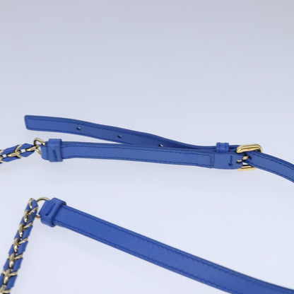 Salvatore Ferragamo Vala Shoulder Bag Leather, BLUE, LEATHER, Shoulder bag