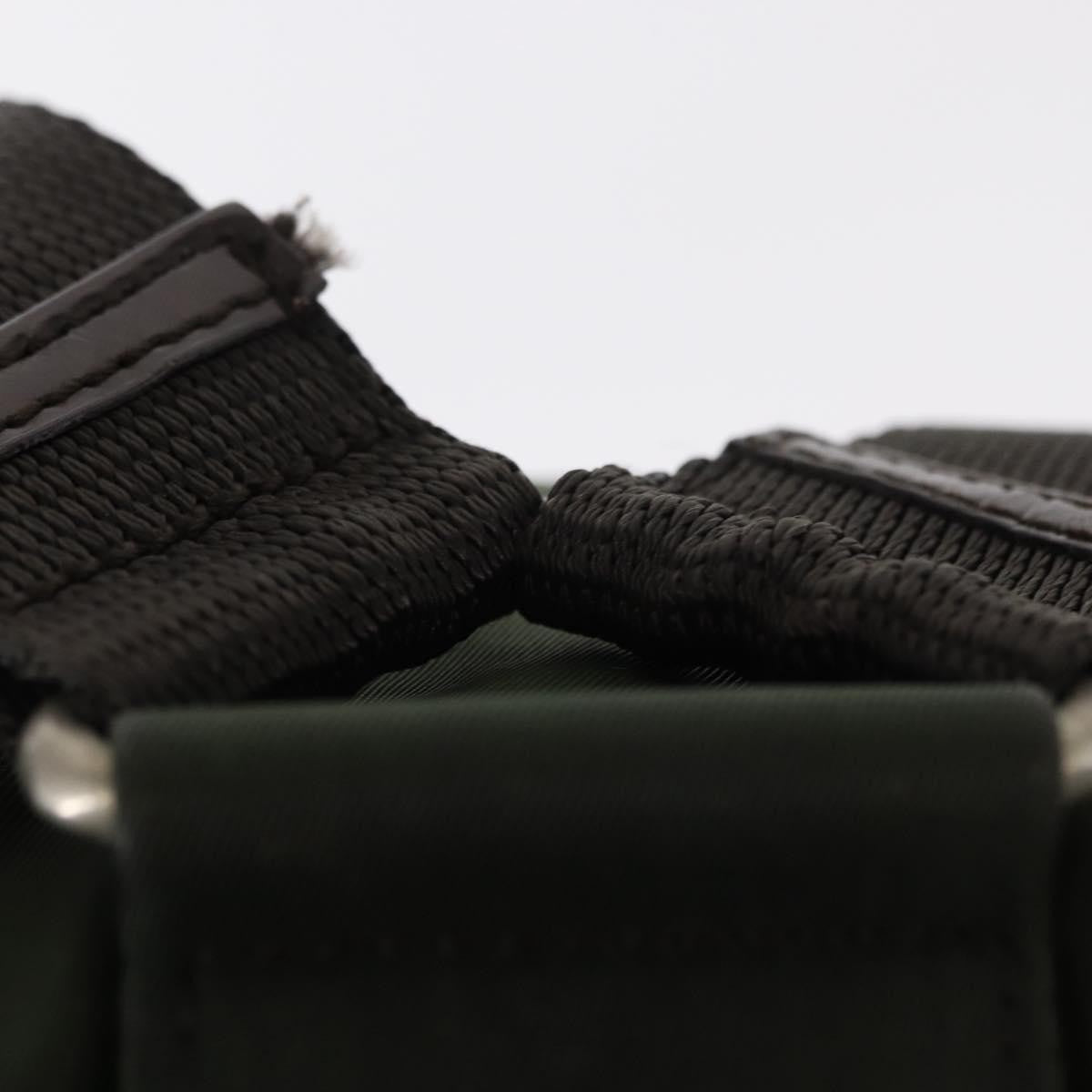 Prada Front Pocket Backpack Tessuto, Khaki, Nylon, Backpack