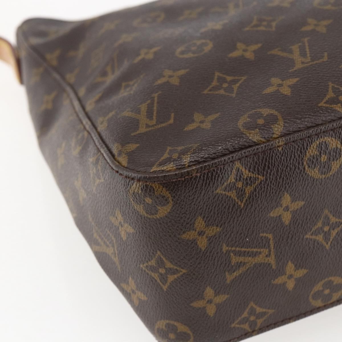 Louis Vuitton Looping Handbag Monogram Canvas, BROWN, CANVAS, Shoulder bag