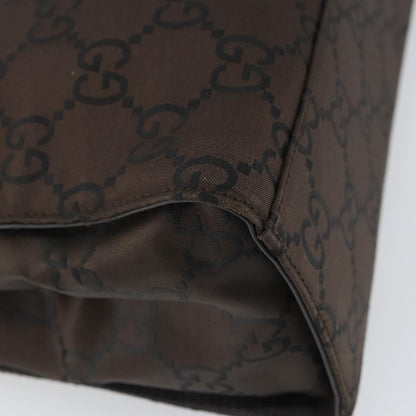 Gucci Bamboo tote bag Canvas, BROWN, CANVAS, Tote bag