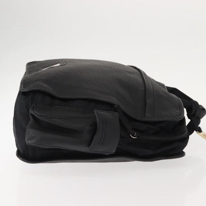 Prada Sport Briefcase Nylon and Leather, BLACK, NYLON, Briefcase