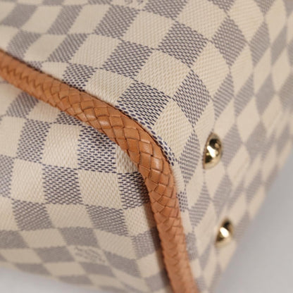 Louis Vuitton Propriano Handbag Damier, WHITE, CANVAS, Tote bag