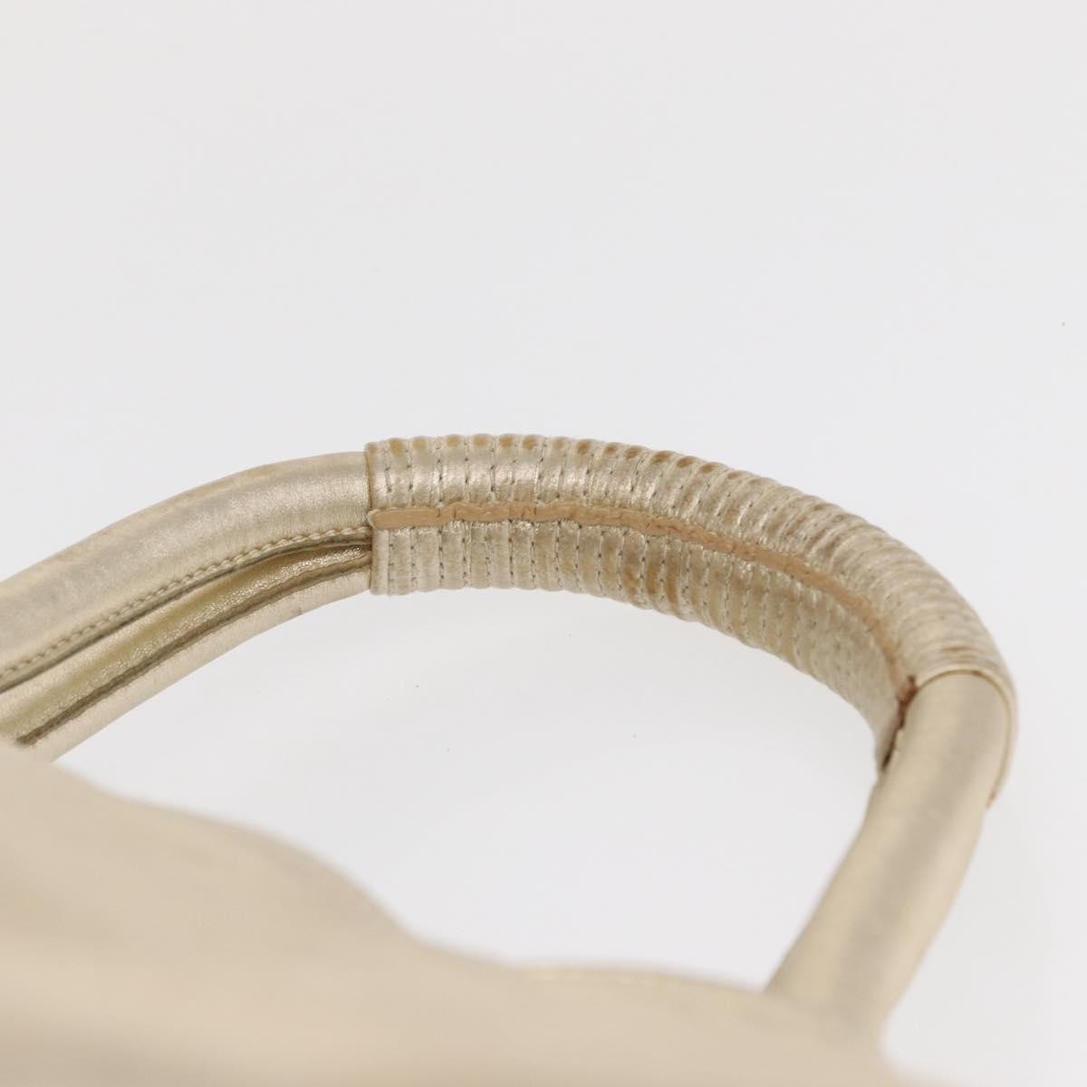 Loewe Aire Shoulder Bag Leather, GOLD, LEATHER, Shoulder bag