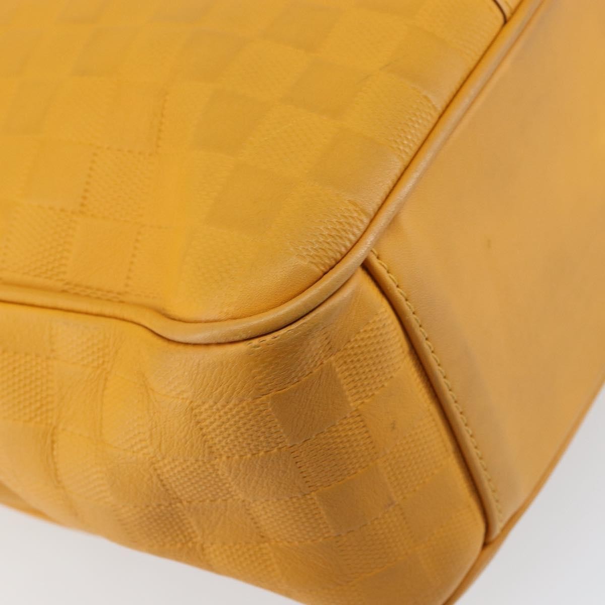 Louis Vuitton Tadao Handbag Damier Infini Leather, YELLOW, LEATHER, Handbag