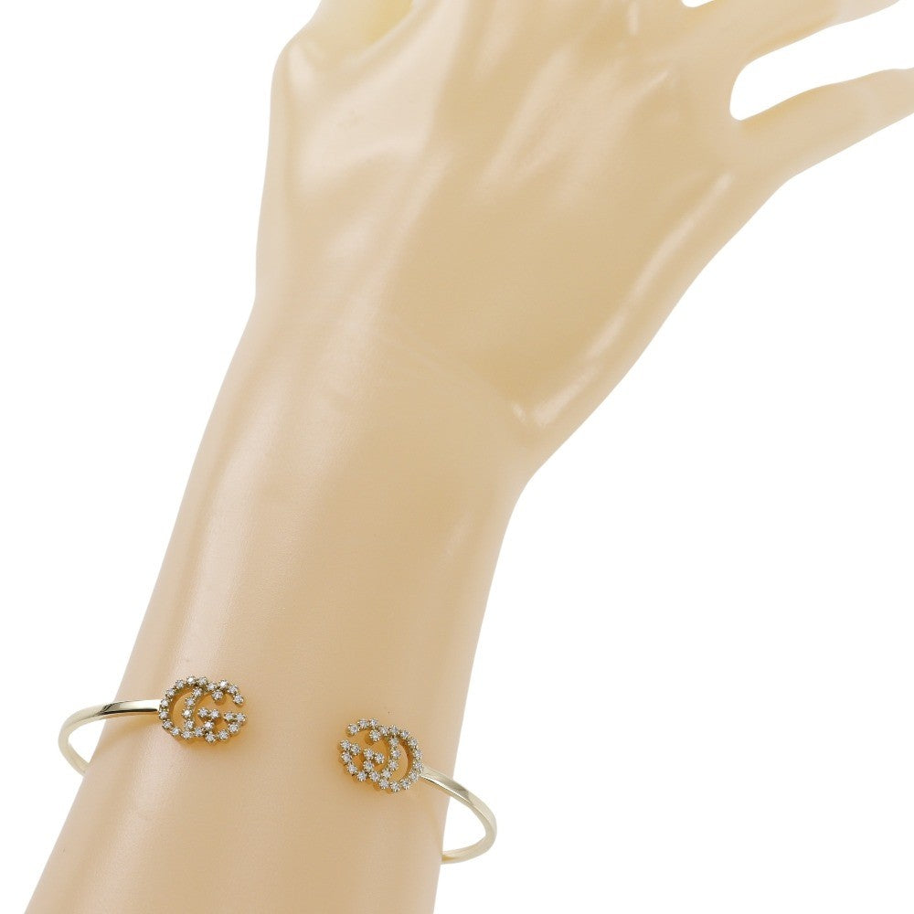 Gucci GG Running Bangle Bracelet 18K Yellow Gold, GOLD, GOLD, Bracelet