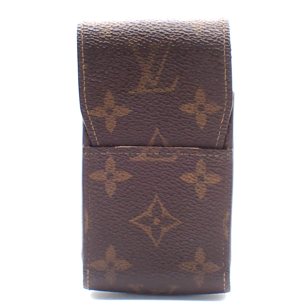 Louis Vuitton Etui Cigarette Case Monogram canvas, BROWN, CANVAS, Wallets