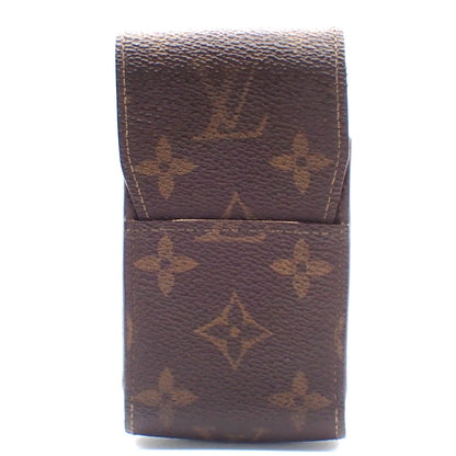 Louis Vuitton Etui Cigarette Case Monogram canvas, BROWN, CANVAS, Wallets