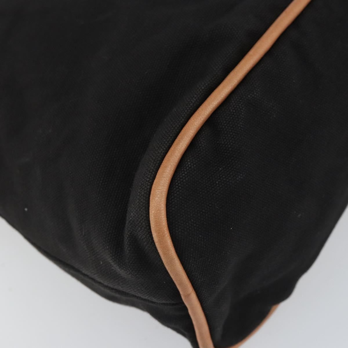 Hermes Bolide Pouch Canvas, BLACK, CANVAS, Clutche & pouche