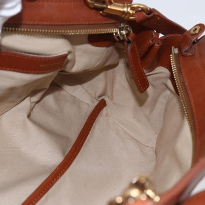 Chloe Alice Satchel Leather, BROWN, LEATHER, Handbag