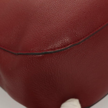 Bally Vintage Shoulder Bag Leather, RED, LEATHER, Shoulder bag