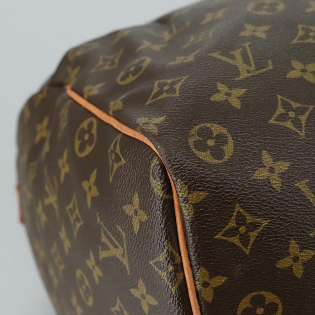 Louis Vuitton Keepall Bag Monogram Canvas, BROWN, CANVAS, Travel bag