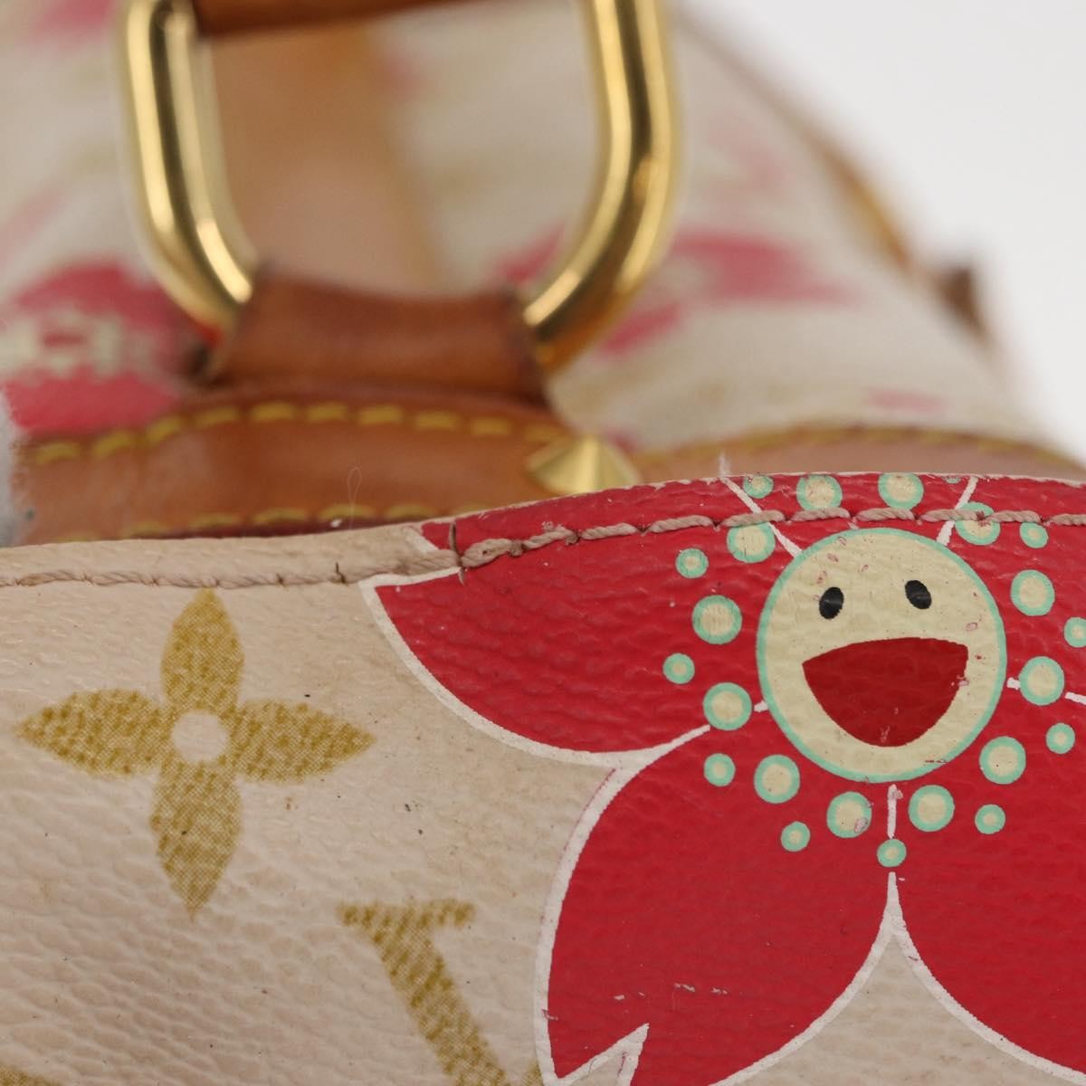 Louis Vuitton Retro Bag Limited Edition Cherry Blossom Monogram, WHITE, CANVAS, Handbag