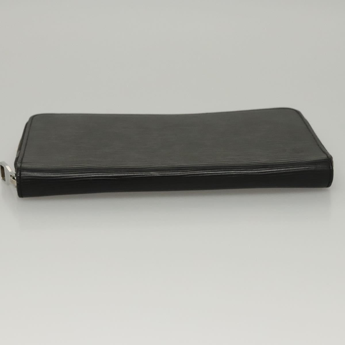 Louis Vuitton Zippy Organizer Epi Leather, BLACK, LEATHER, Wallets
